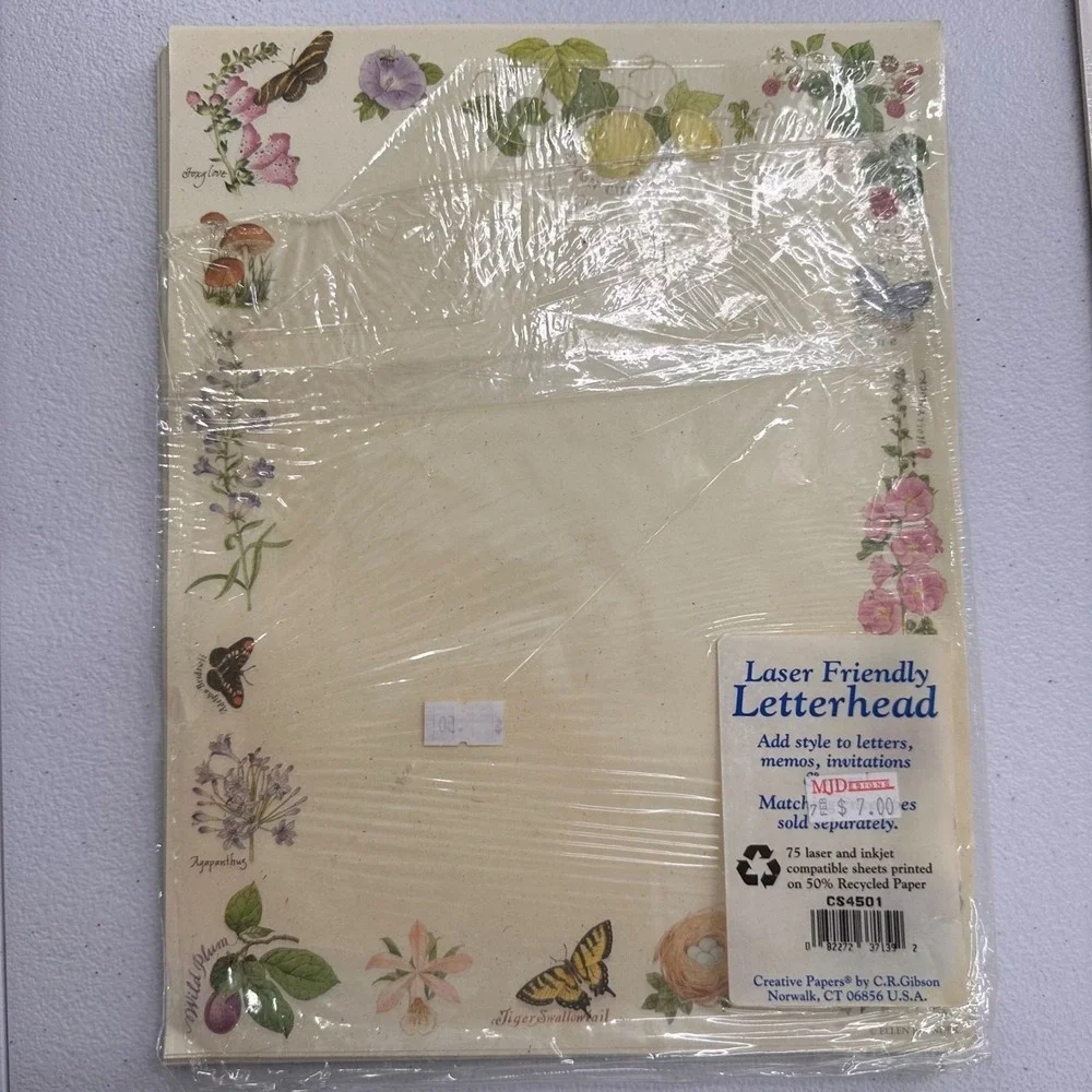 Vintage Holiday Specialty Letterhead Papers Laser Inkjet Printer Retro Christmas